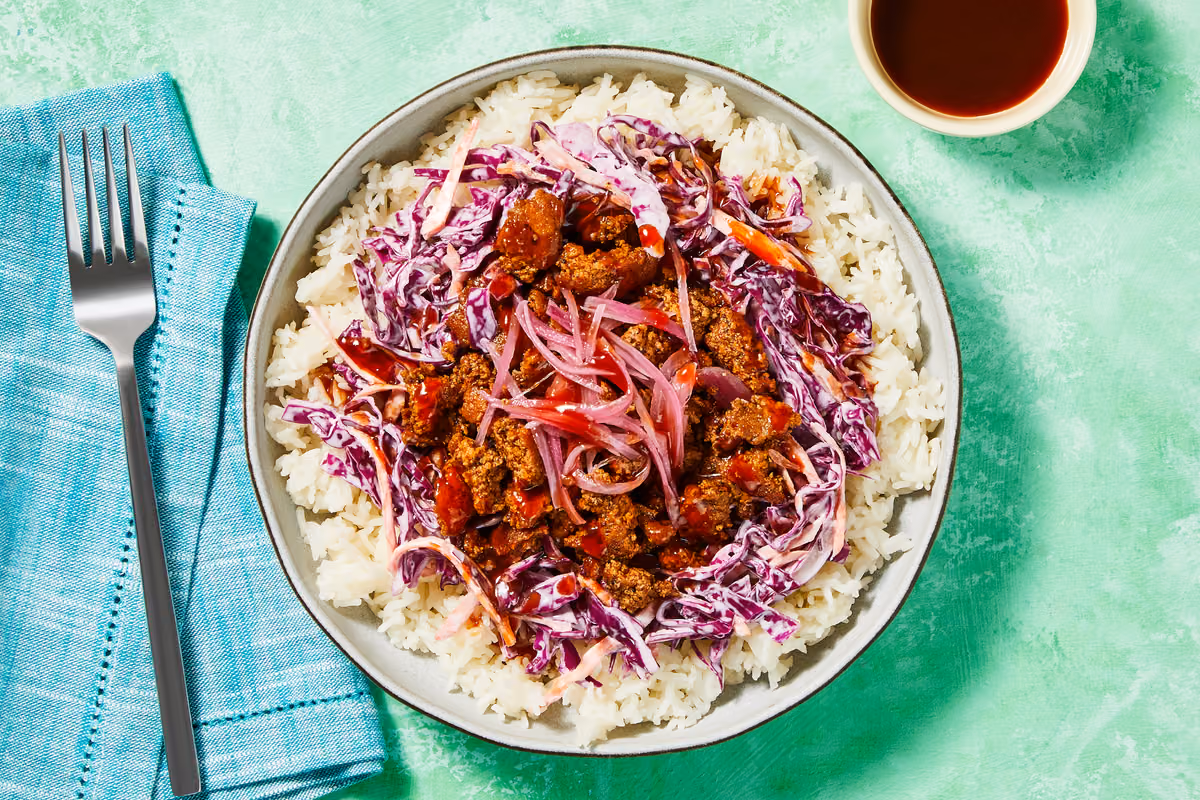 Smoky Pork Rice Bowls
