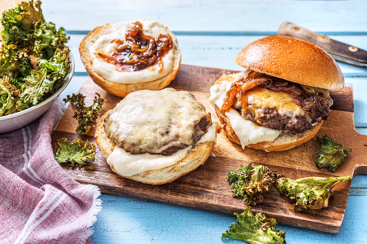 French Onion Burgers