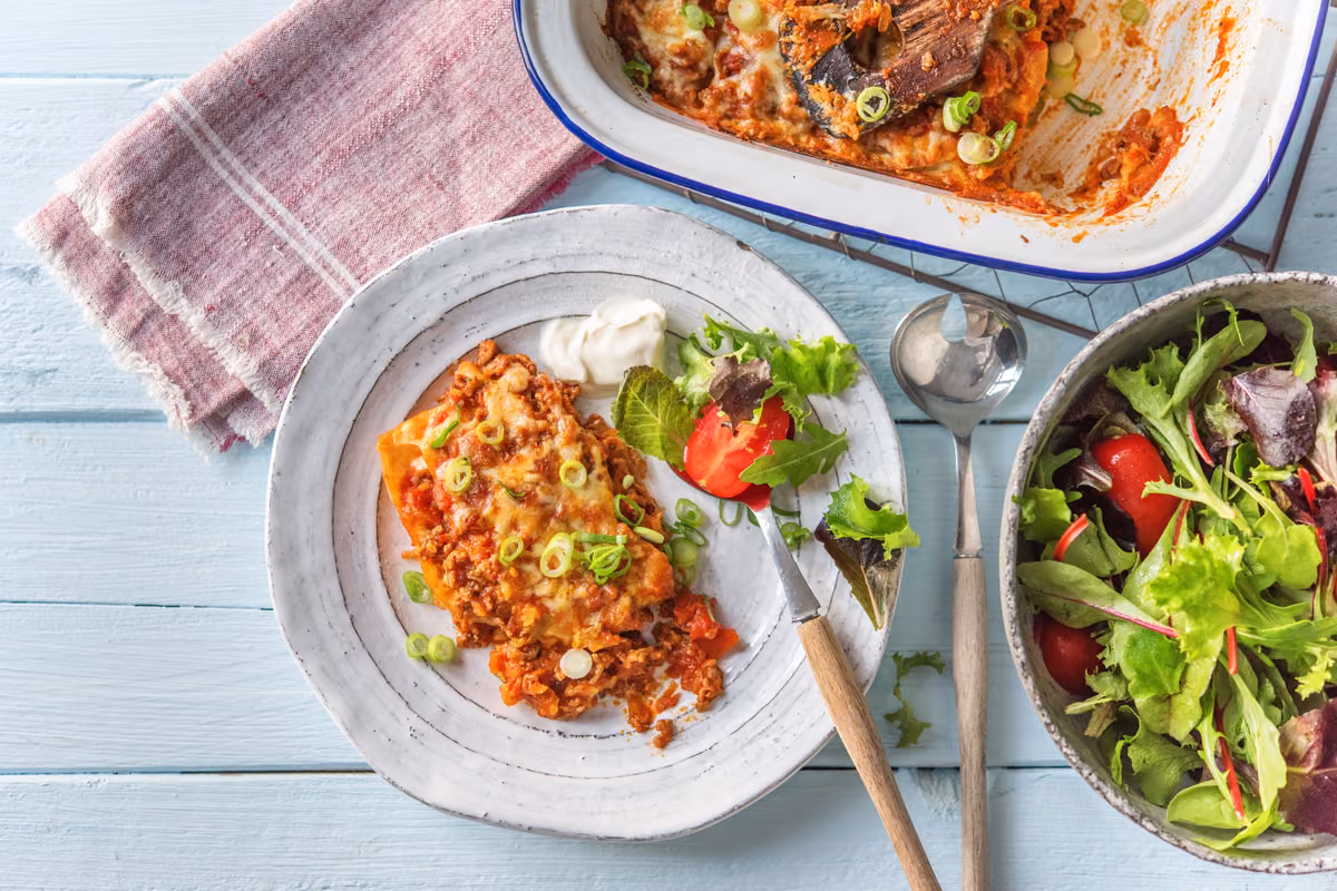 Beefy Taco Casserole