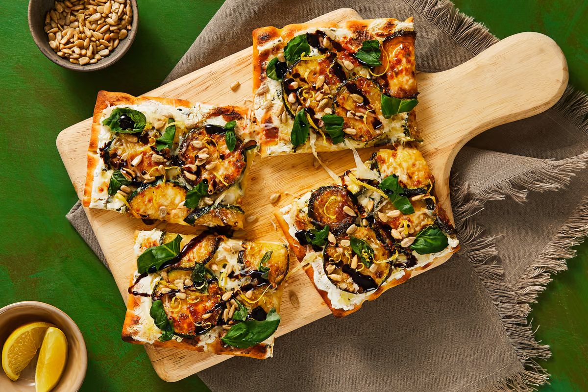 Balsamic Veggie Flatbreads