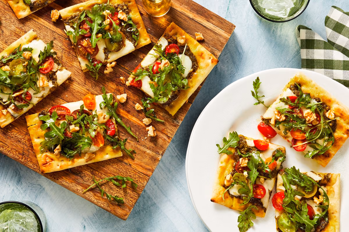 Heirloom Tomato Flatbreads