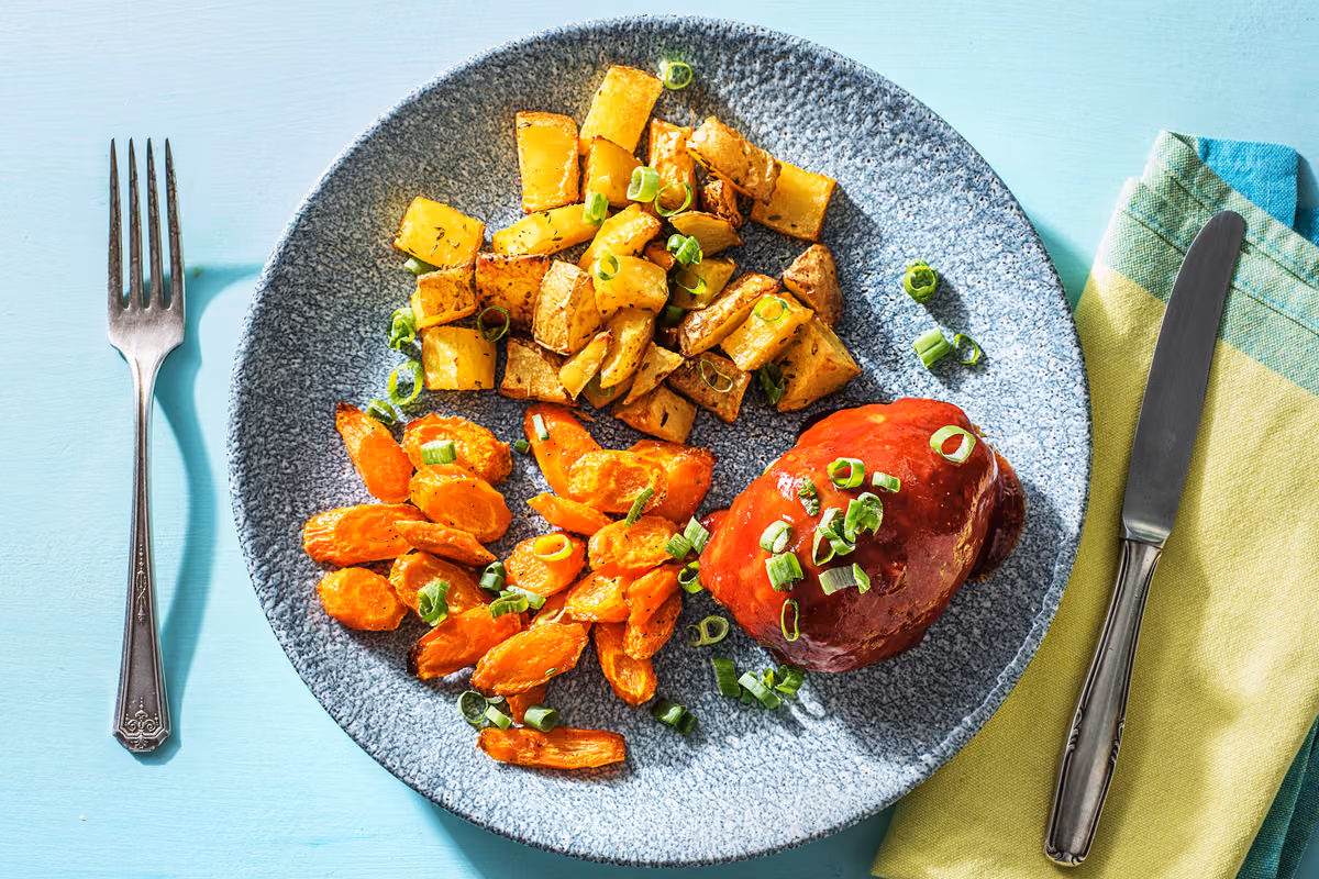 Sweet 'N' Spicy Meatloaves
