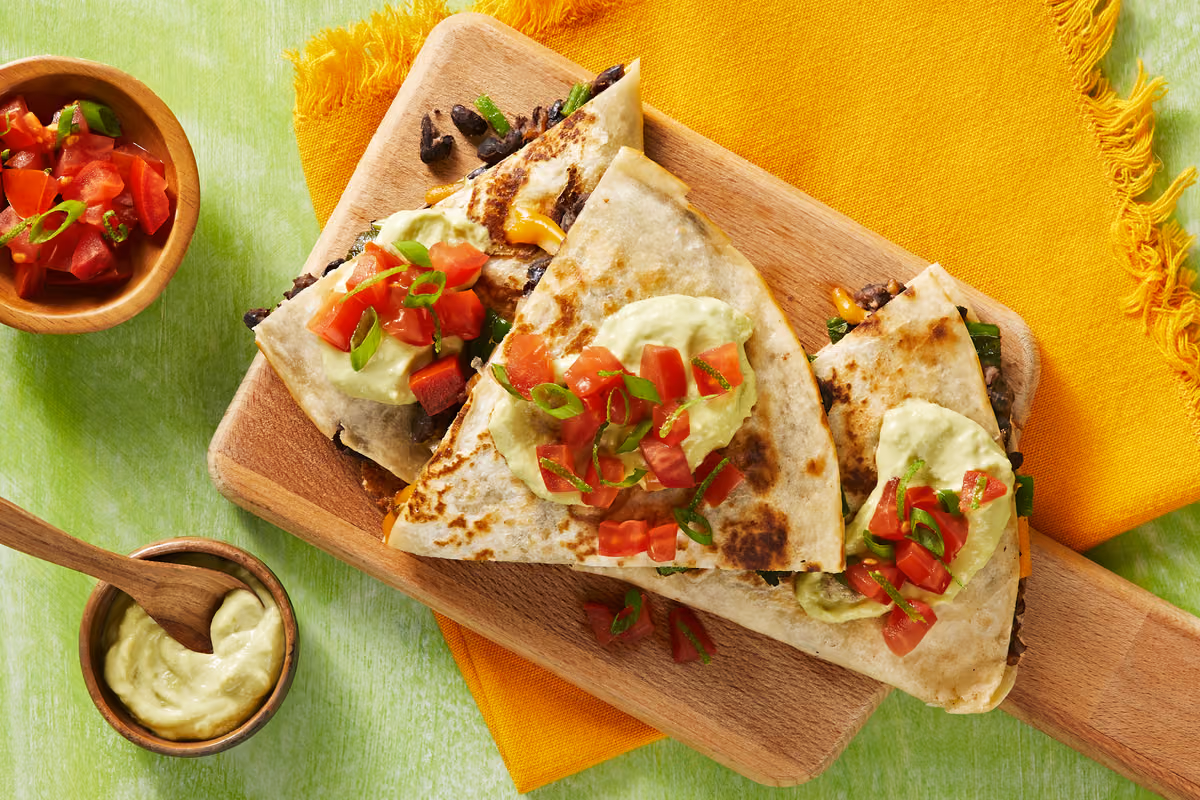 Black Bean Quesadillas