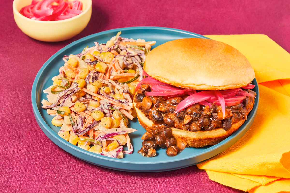 Southwest Black Bean Messy Janes