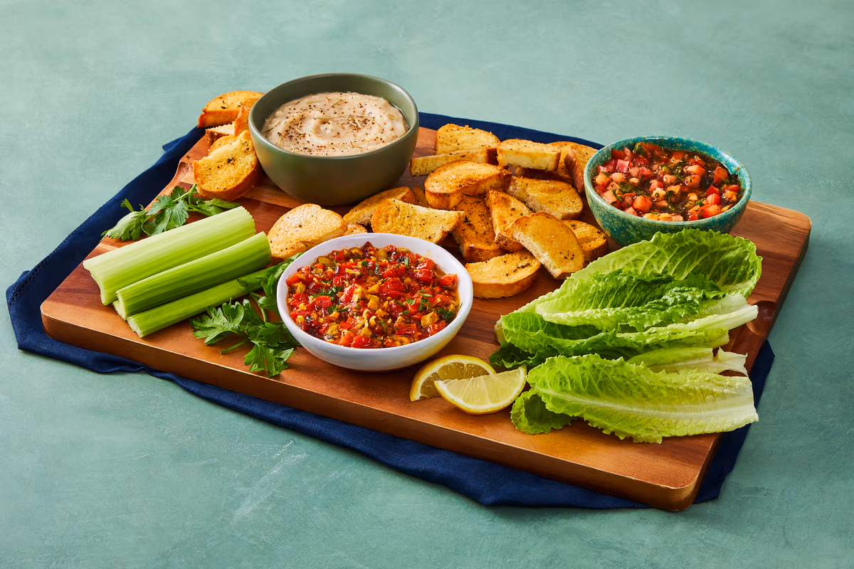 Snack Dinner Dip Trio