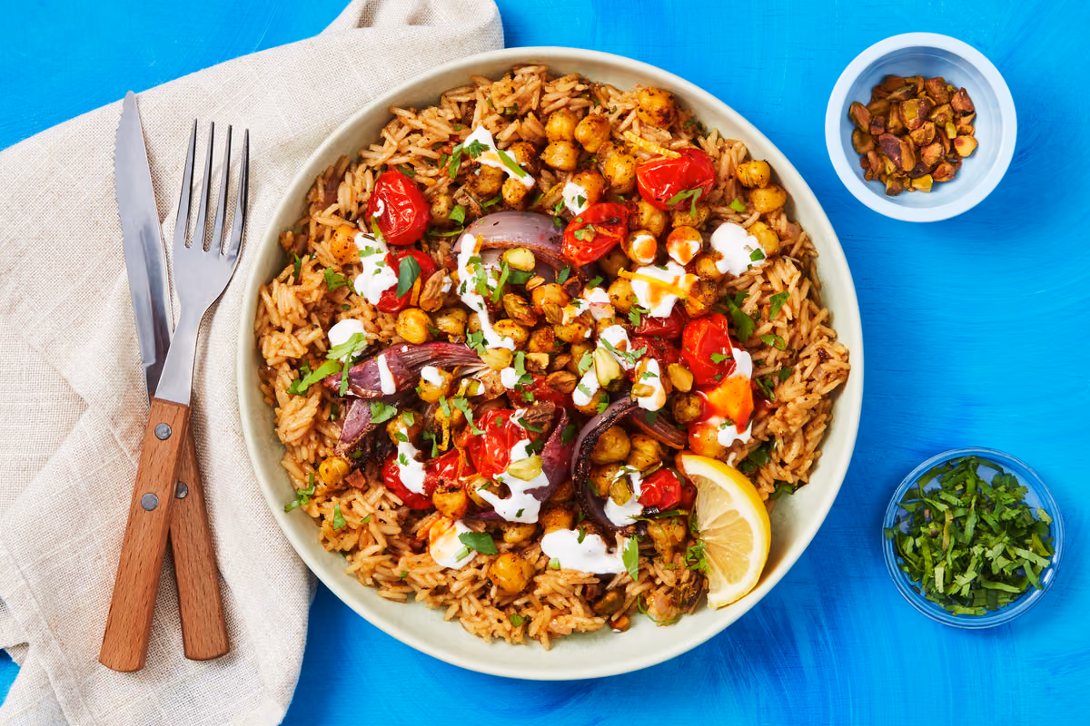 Middle Eastern Chickpea Bowls