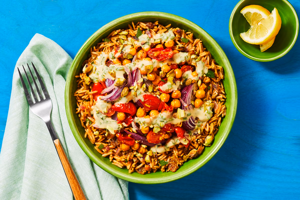 Vegan Turkish-Spiced Chickpea Bowls