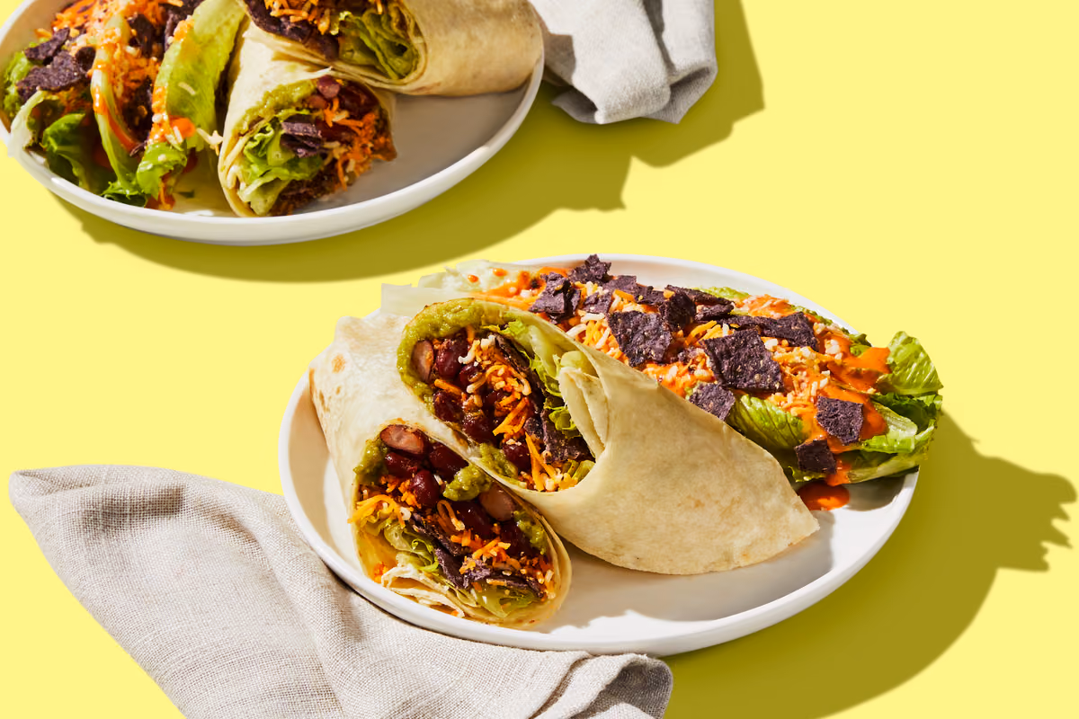 Tex-Mex Kidney Bean Wraps
