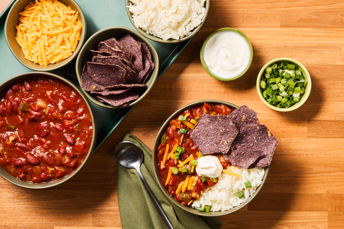 Vegetarian Chili Bar