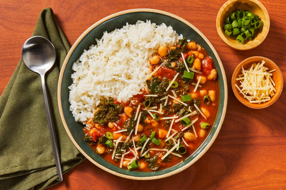 Spicy White Bean & Kale Stew