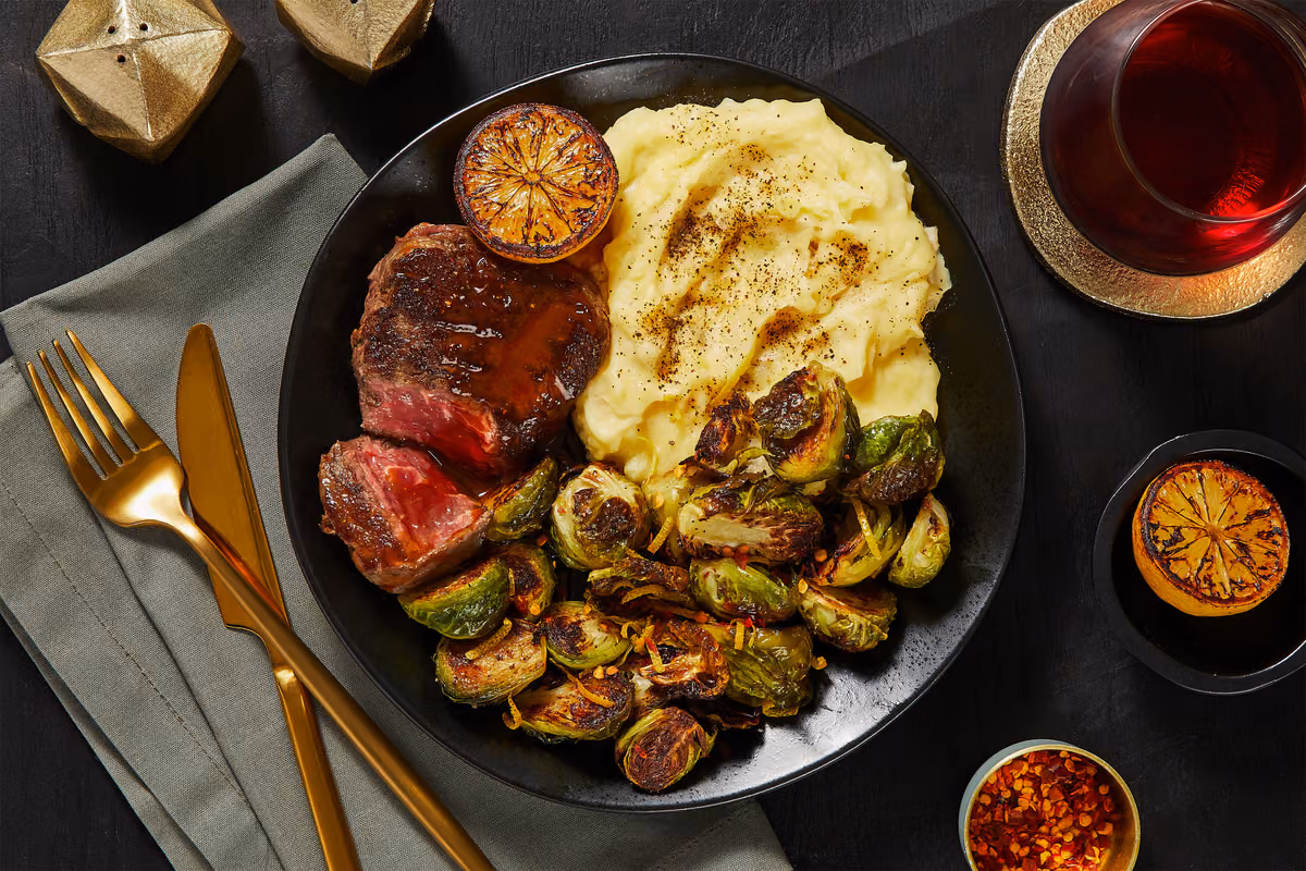 Beef Tenderloin with Demi-Glace Sauce
