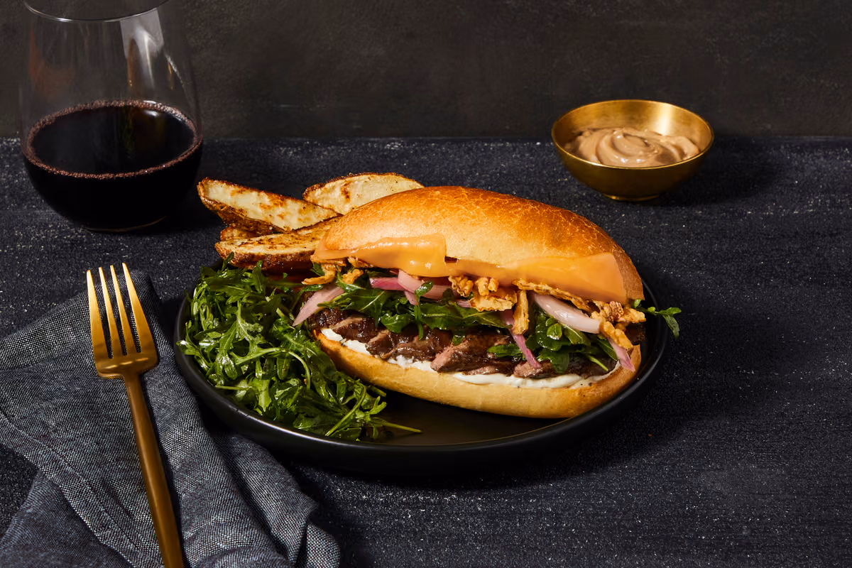 Steakhouse-Style Beef Tenderloin Sandos
