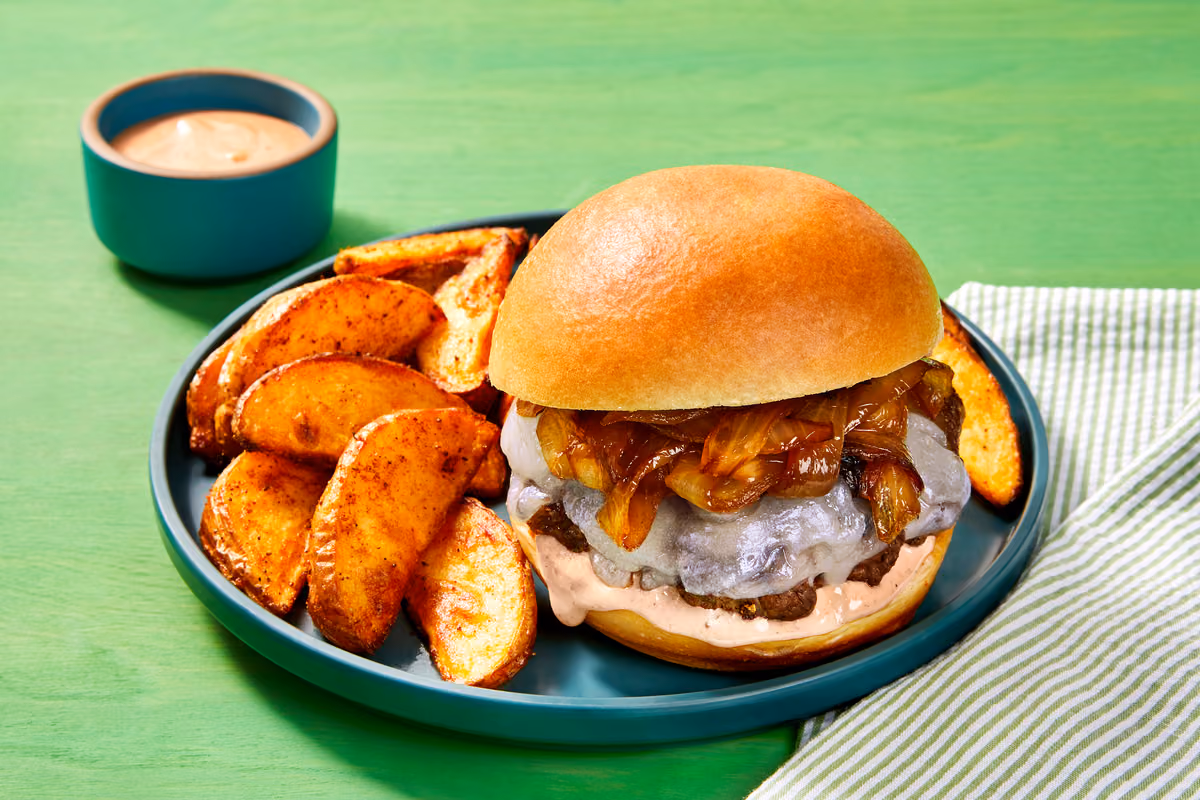 Cheesy Smashed Burgers