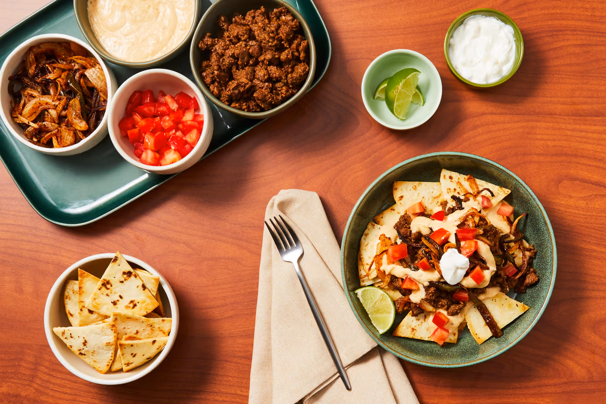 Southwest Beef Nacho Bar