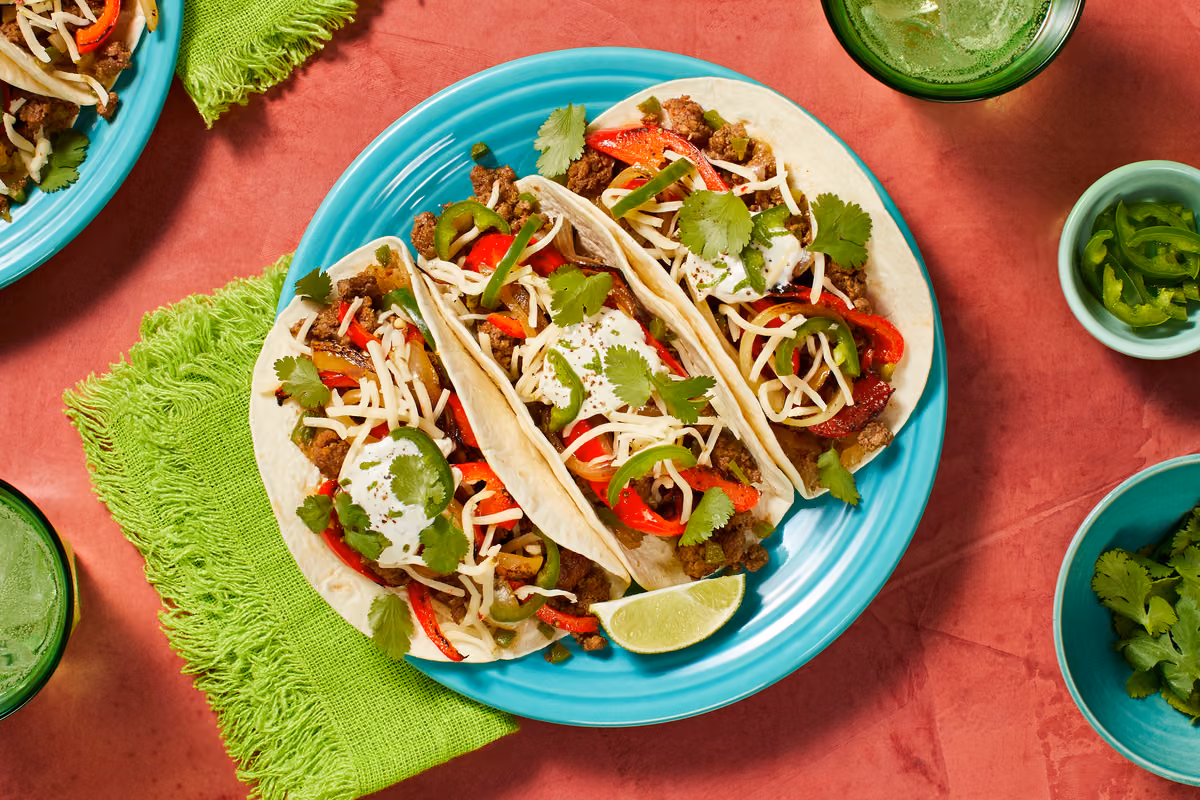 Southwestern Beef Tacos
