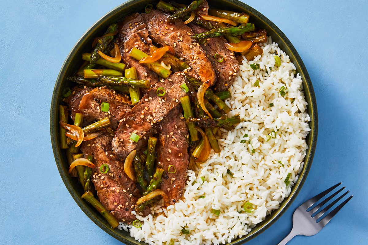 Soy-Glazed Steak with Broccoli Stir-Fry