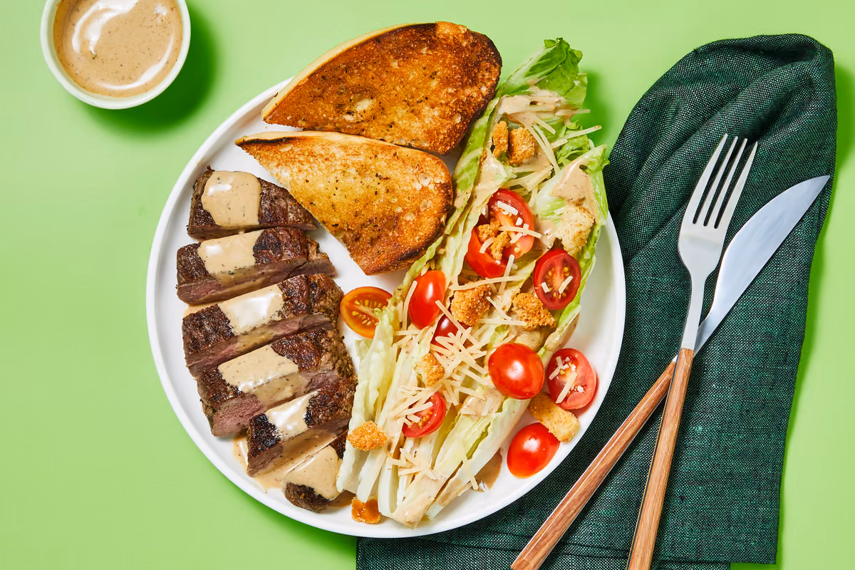 Steakhouse-Style Steak & Wedge Salad