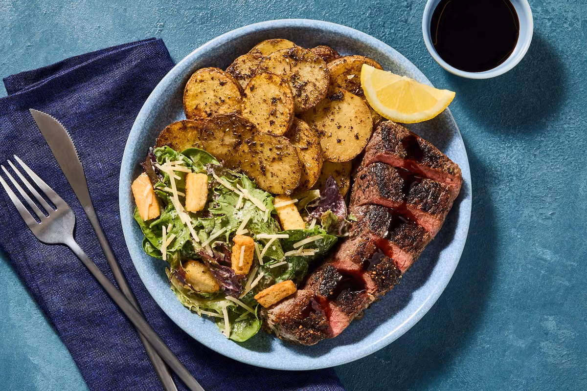 Balsamic-Glazed Sirloin Steak Tagliata