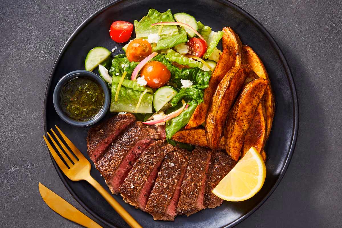 Seared Sirloin Steak with Chimichurri