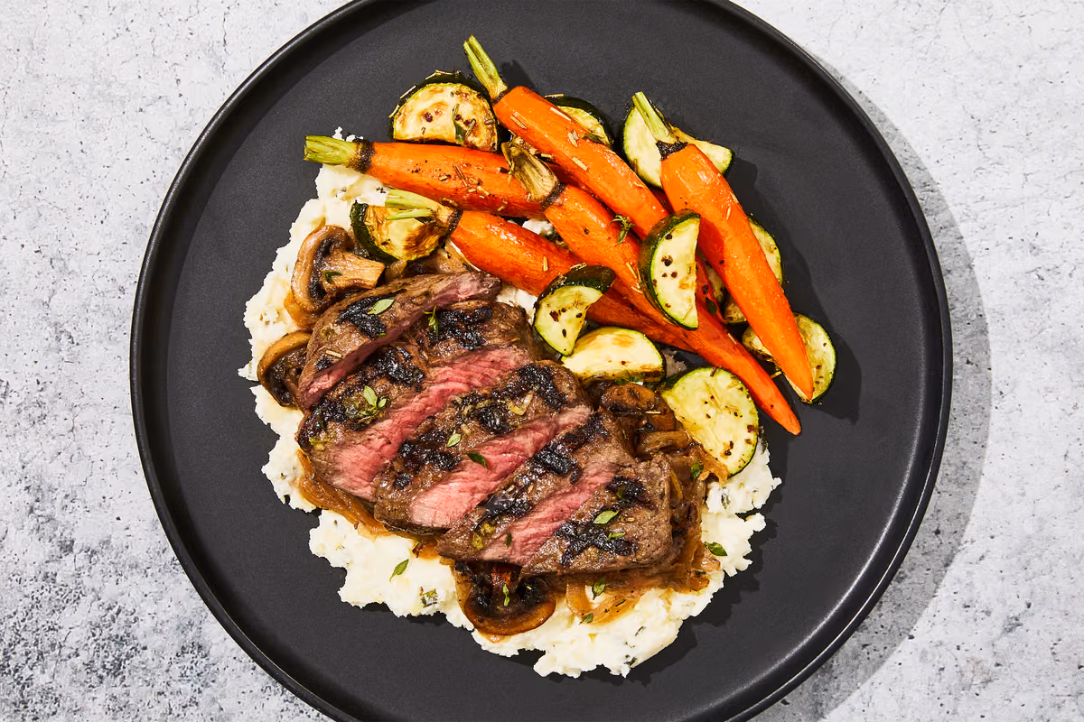 Caramelized Onion & Mushroom Filet Mignon