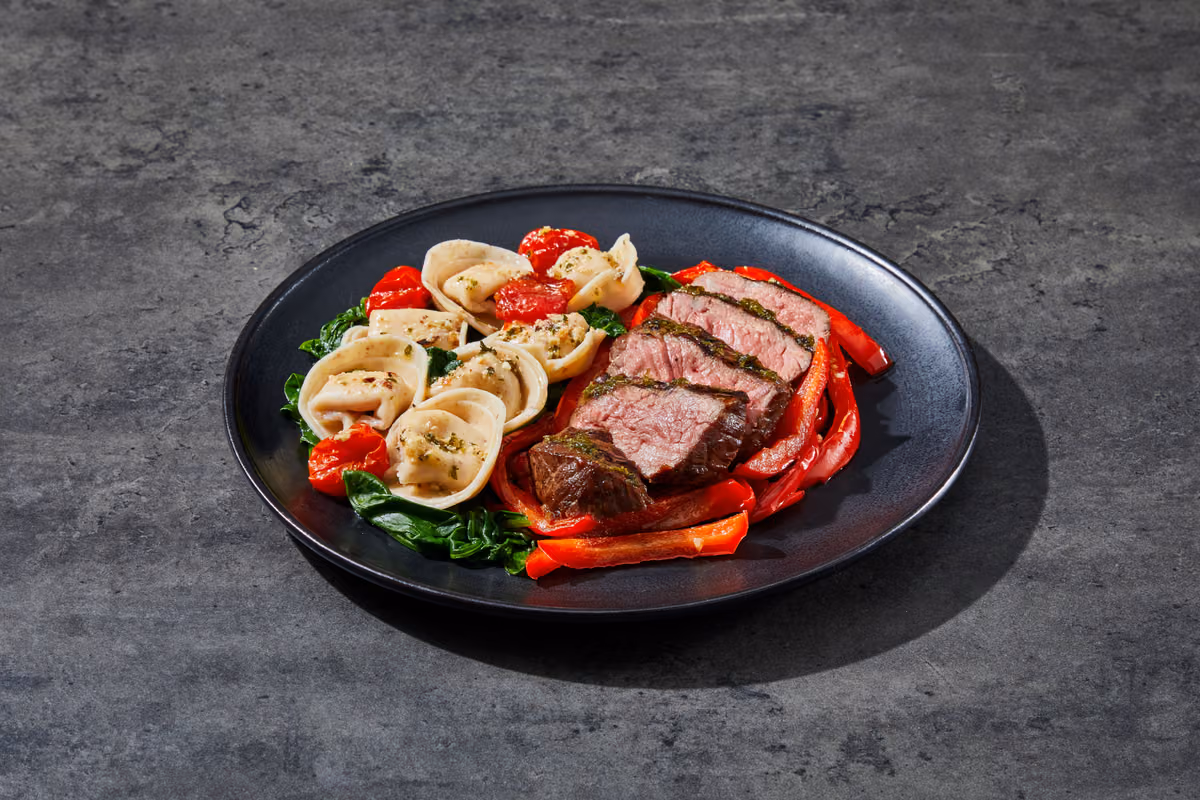 Roasted Red Pepper Filet Mignon