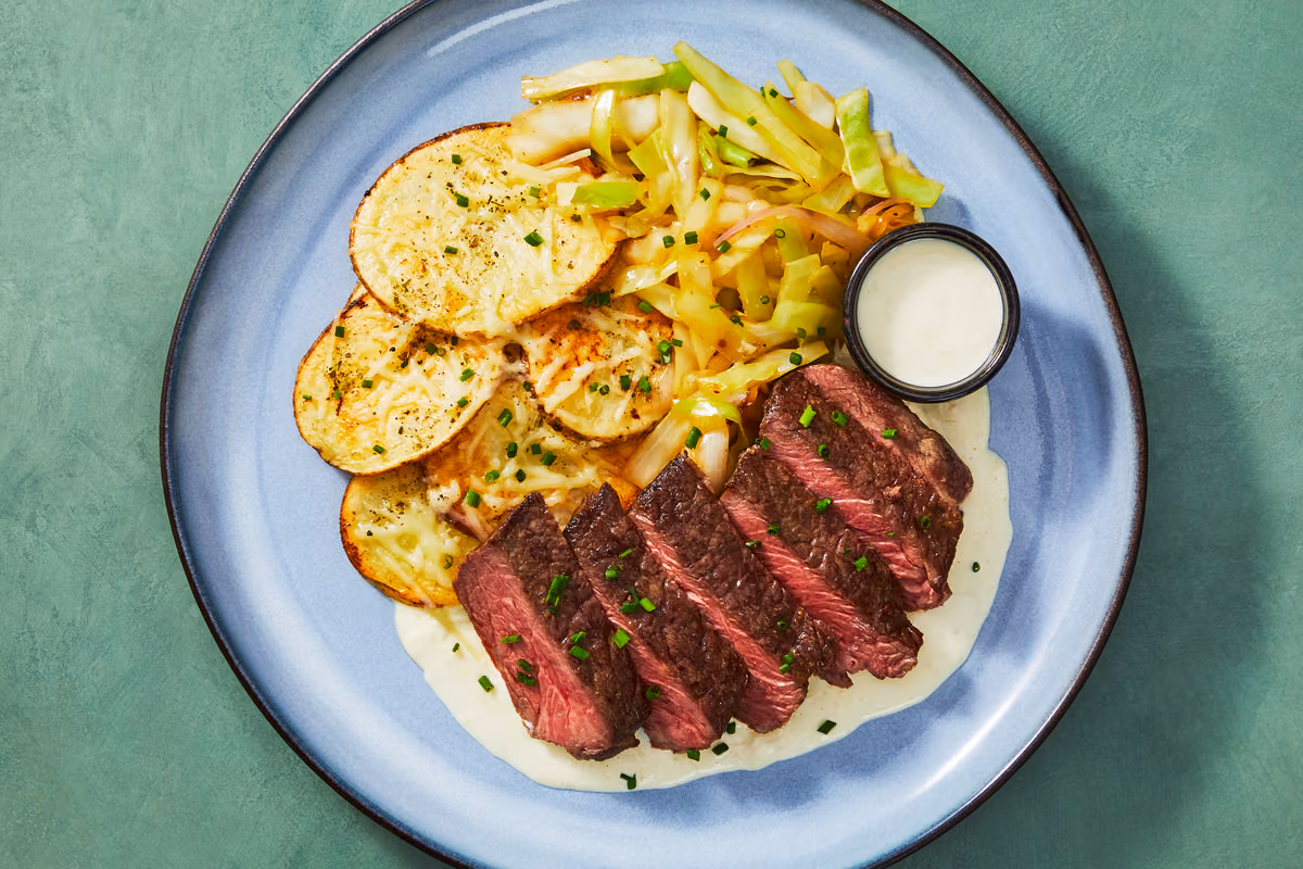Sirloin Steak with Horseradish Sauce