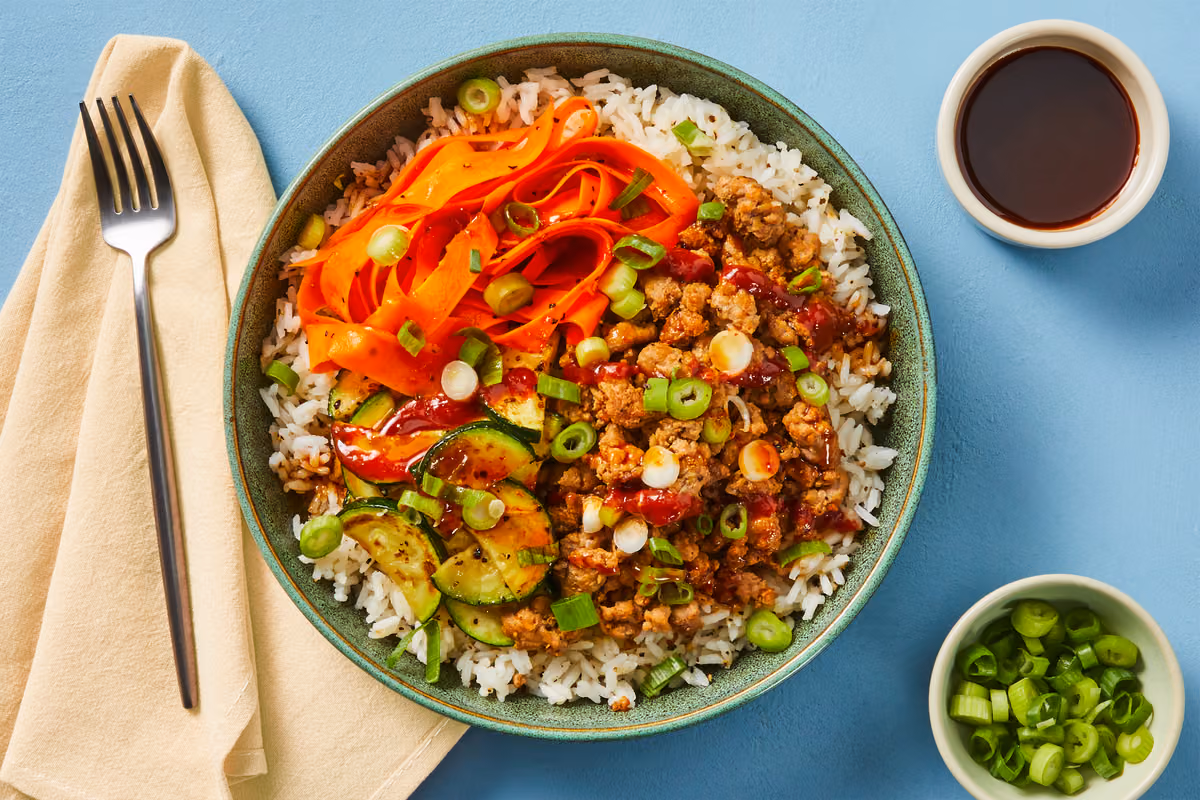 Shrimp & Zucchini Bibimbap