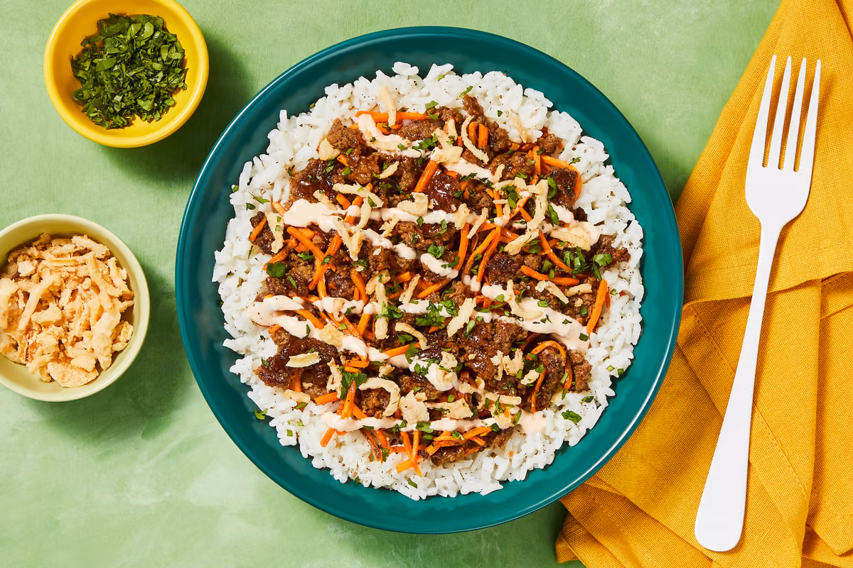 Ginger Soy Beef Bowls