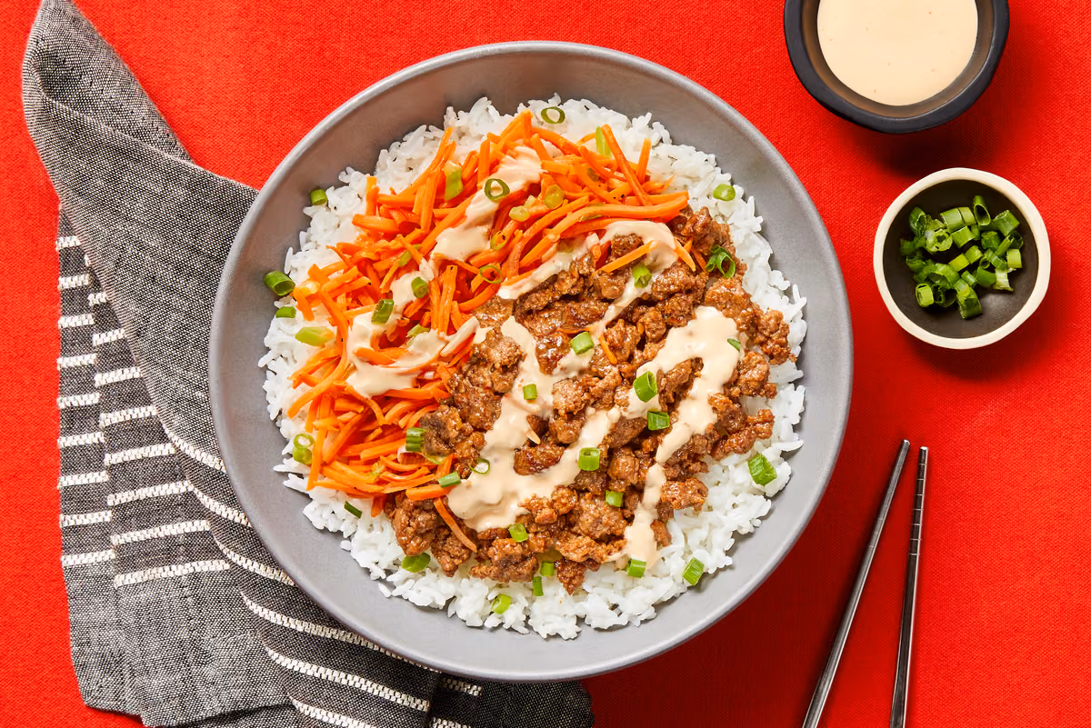Sesame Soy Beef Bowls