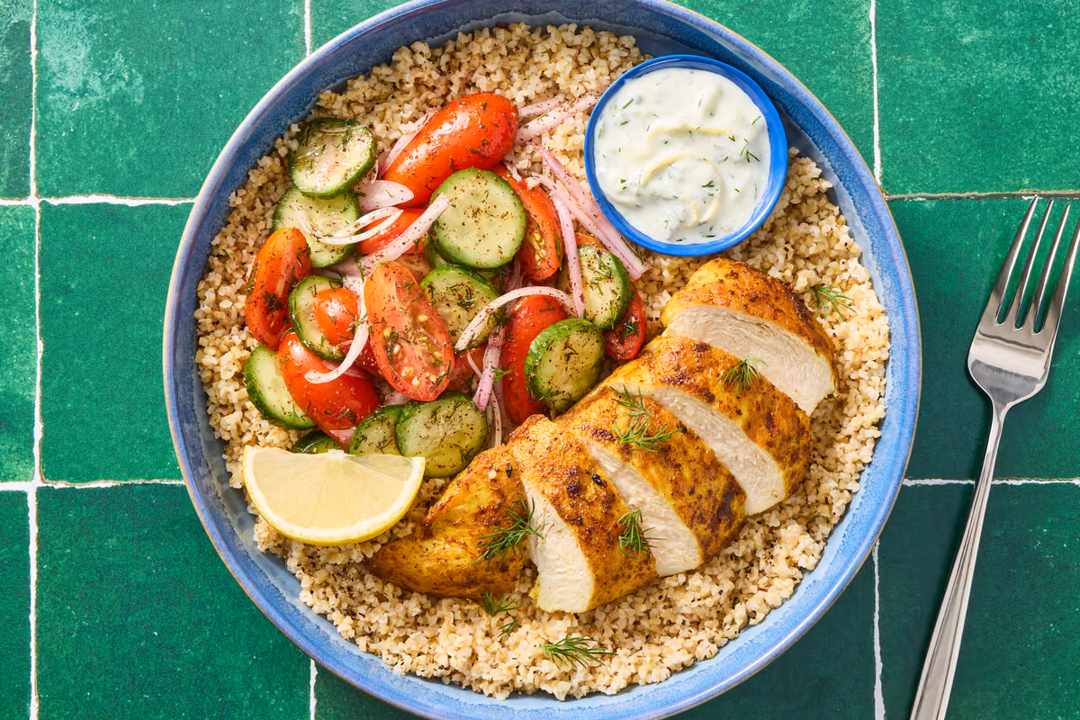 Spice Market Organic Chicken & Bulgur Bowls