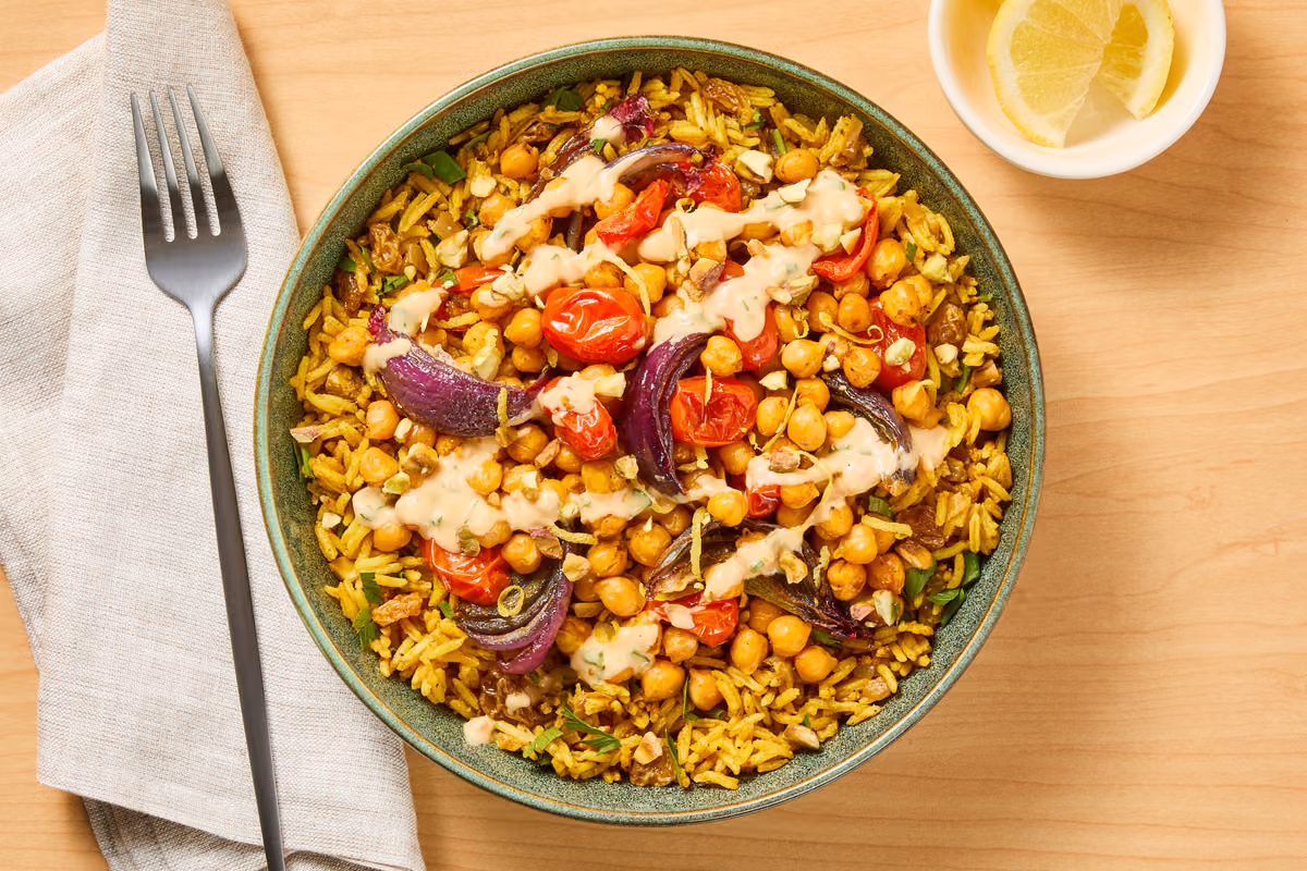 Turkish-Spiced Turkey & Chickpea Bowls