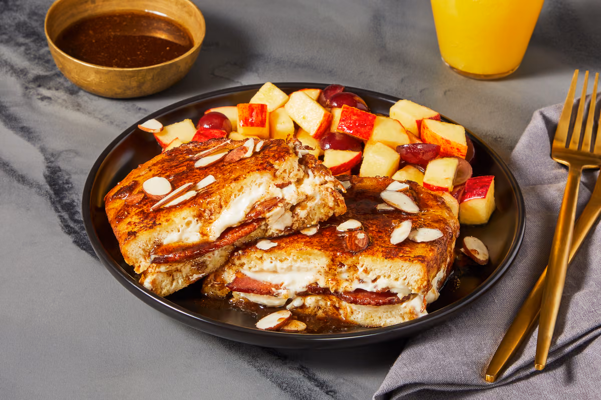 Brown Sugar & Bacon Stuffed French Toast