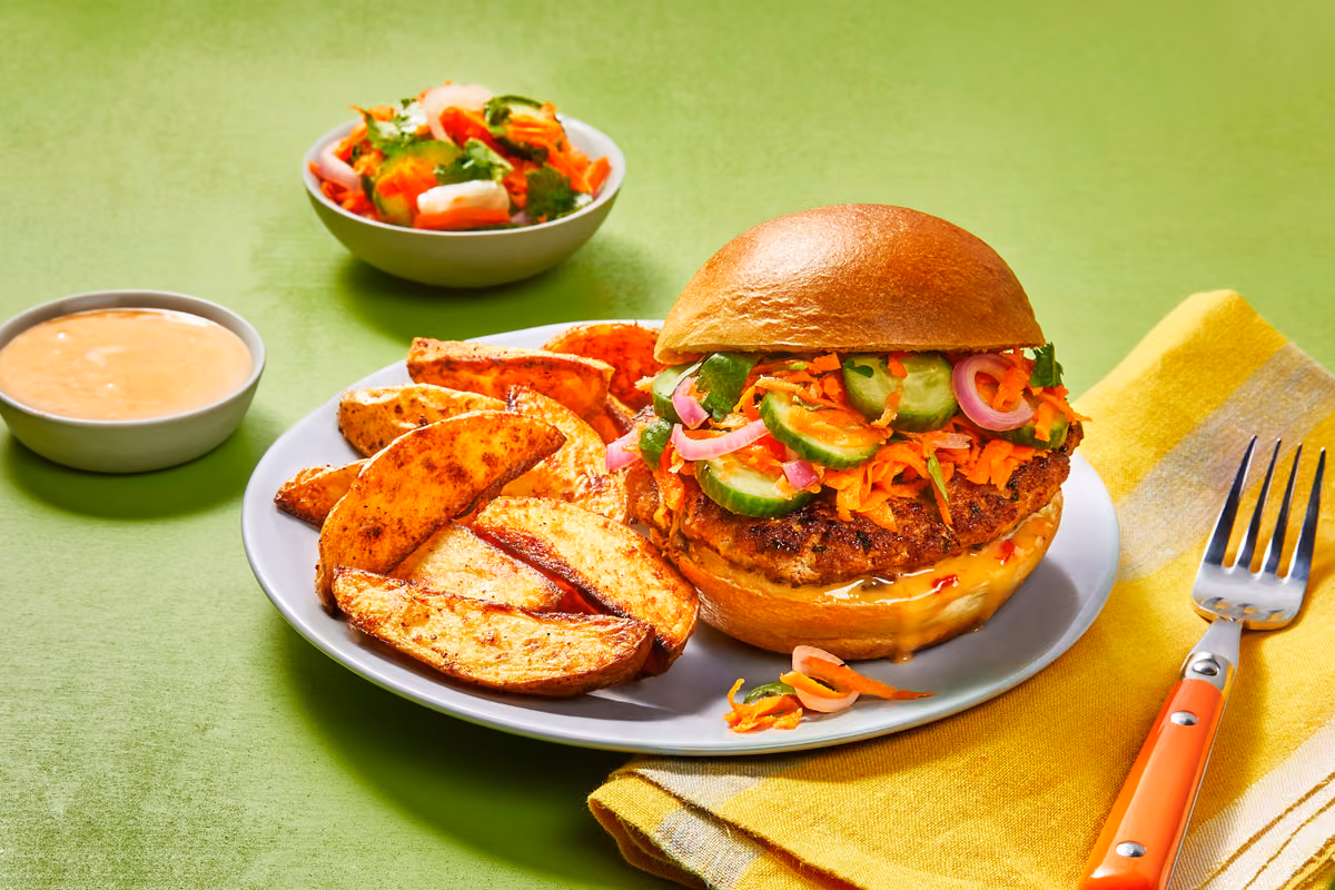 Banh Mi Pork Burgers
