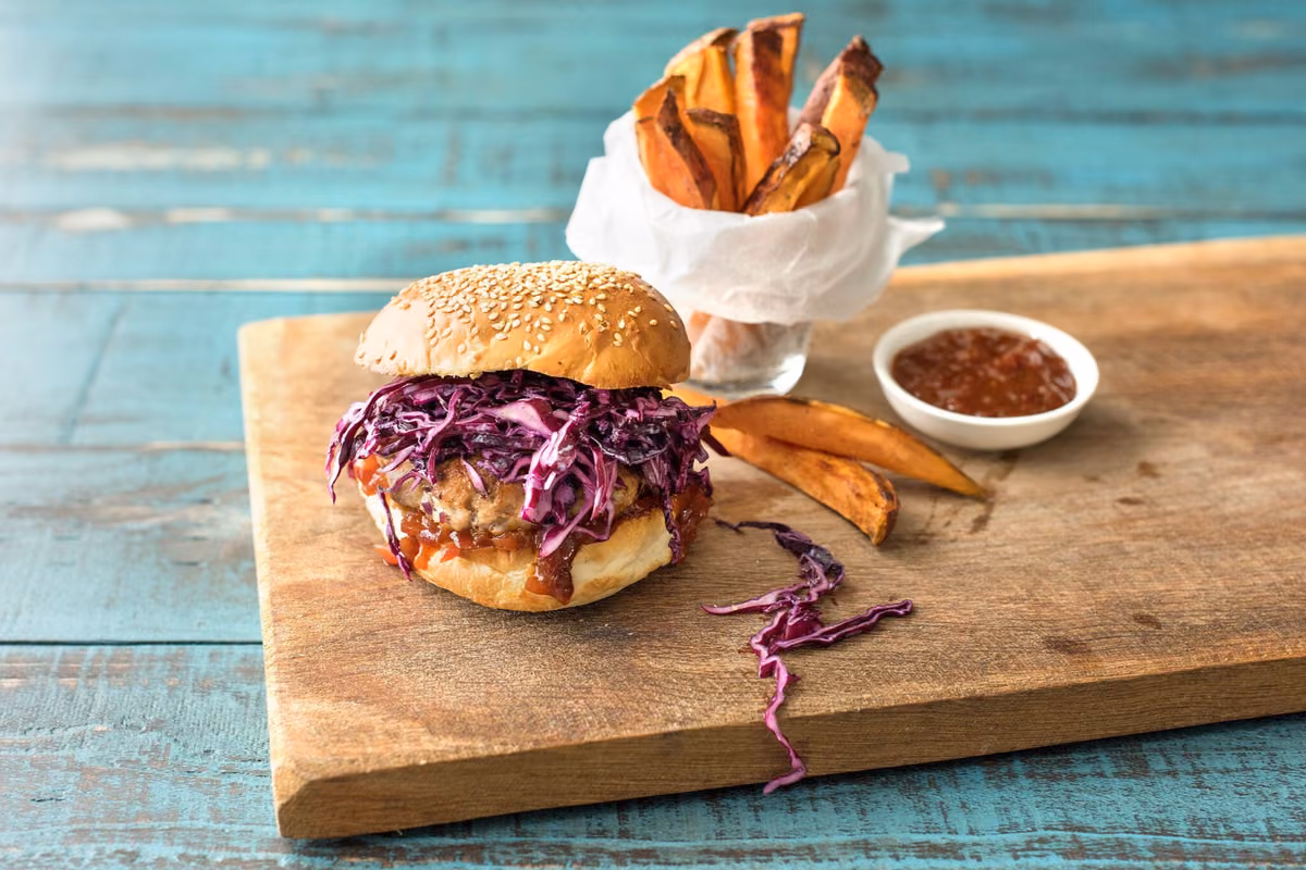 Barbecue Pork Burgers