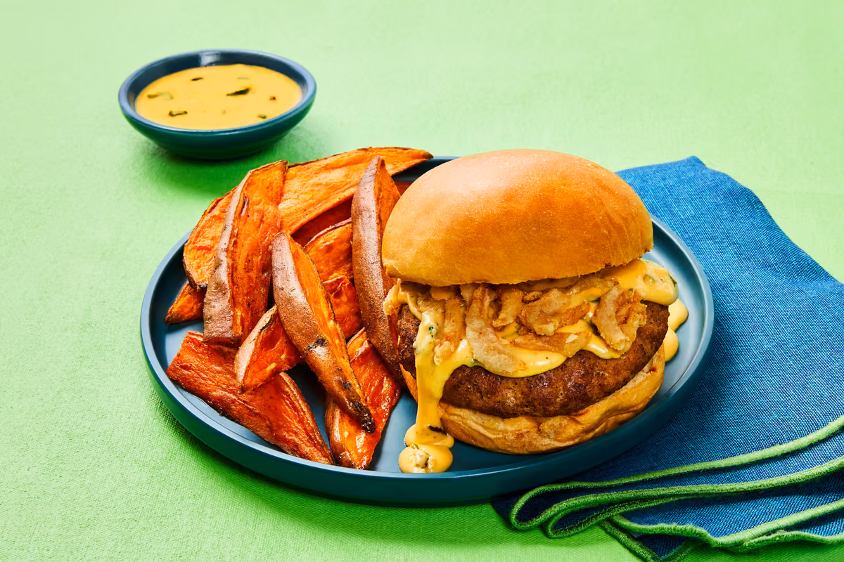 Nacho Pork Burgers