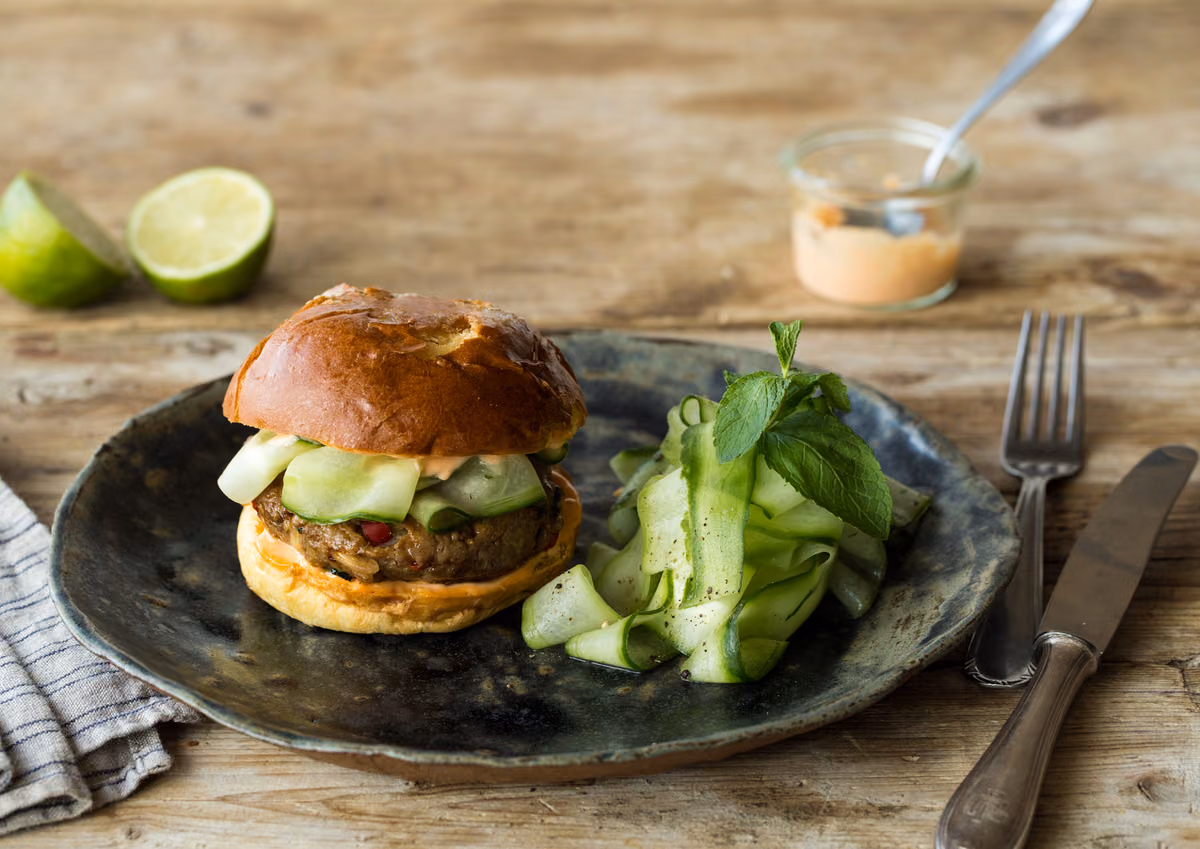Thai Pork Laarb Burger