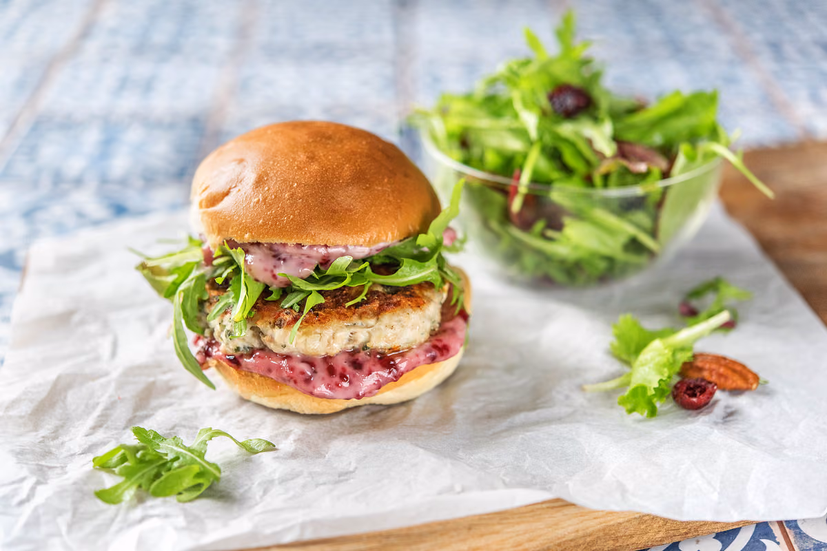 Crantastic Turkey Burgers