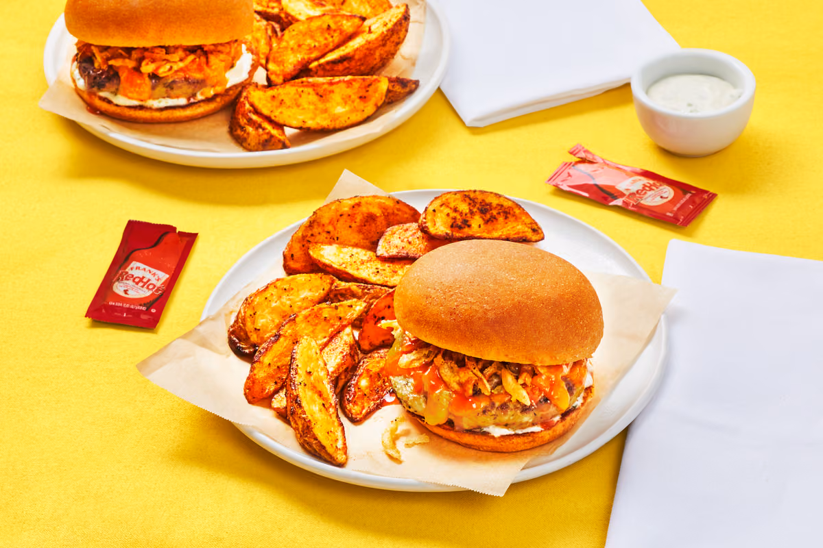 Red Hot Cheddar Turkey Burgers