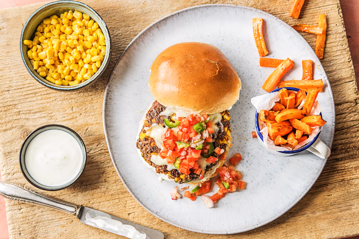 Chunky Funky Veggie Burgers