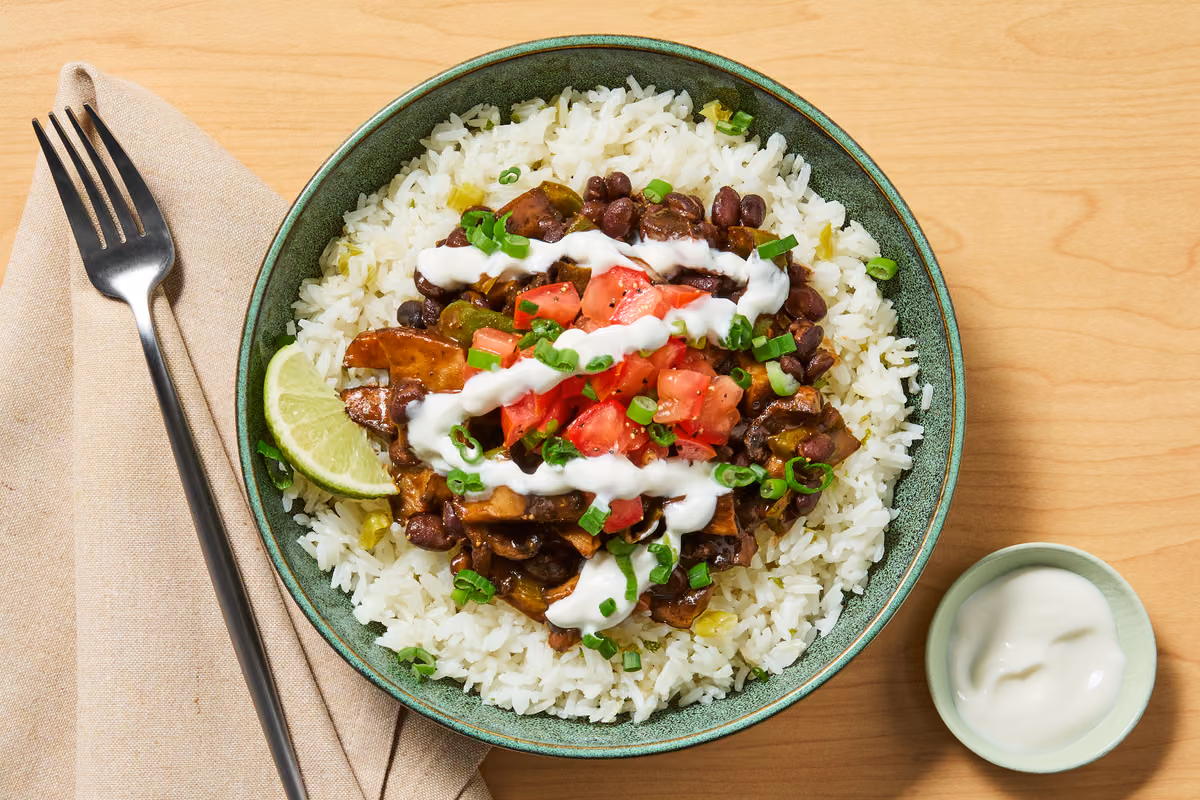 Black Bean & Turkey Burrito Bowls