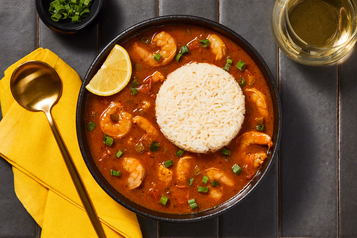 Louisiana-Style Shrimp Étoufée