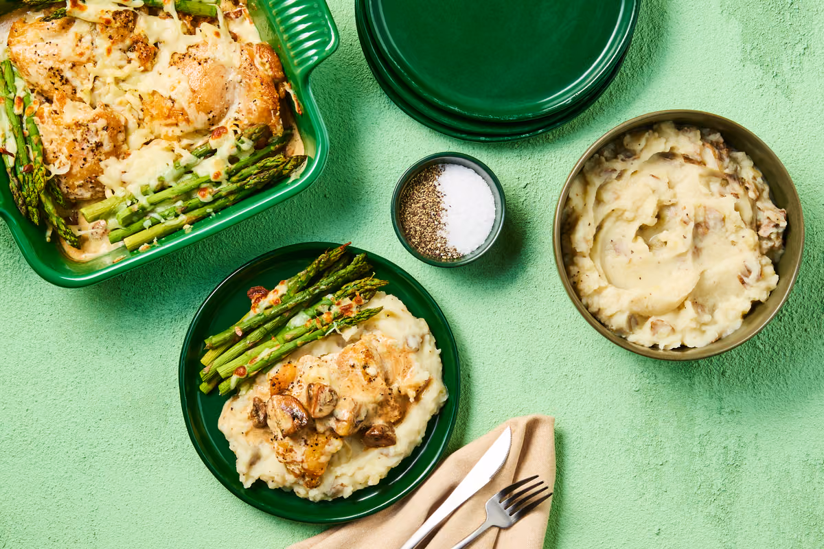 Family-Style ‘Shroom & Chicken Casserole