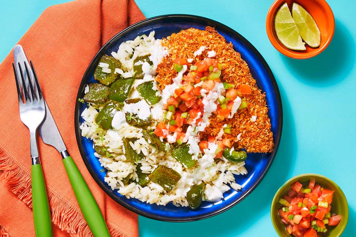 Nacho-Inspired Crispy Crust Chicken