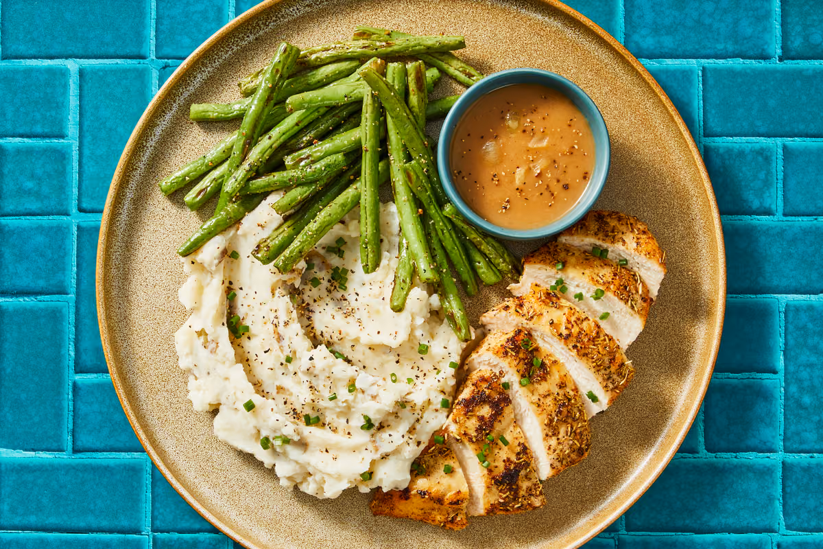 Smothered Chicken with Onion Gravy