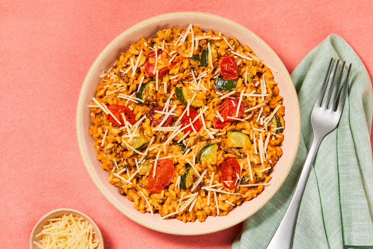 Chicken Sausage & Sun-Dried Tomato Risotto