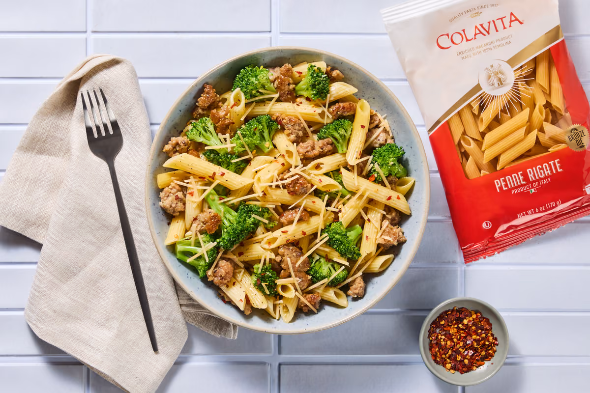 Molise-Style Chicken Sausage Penne