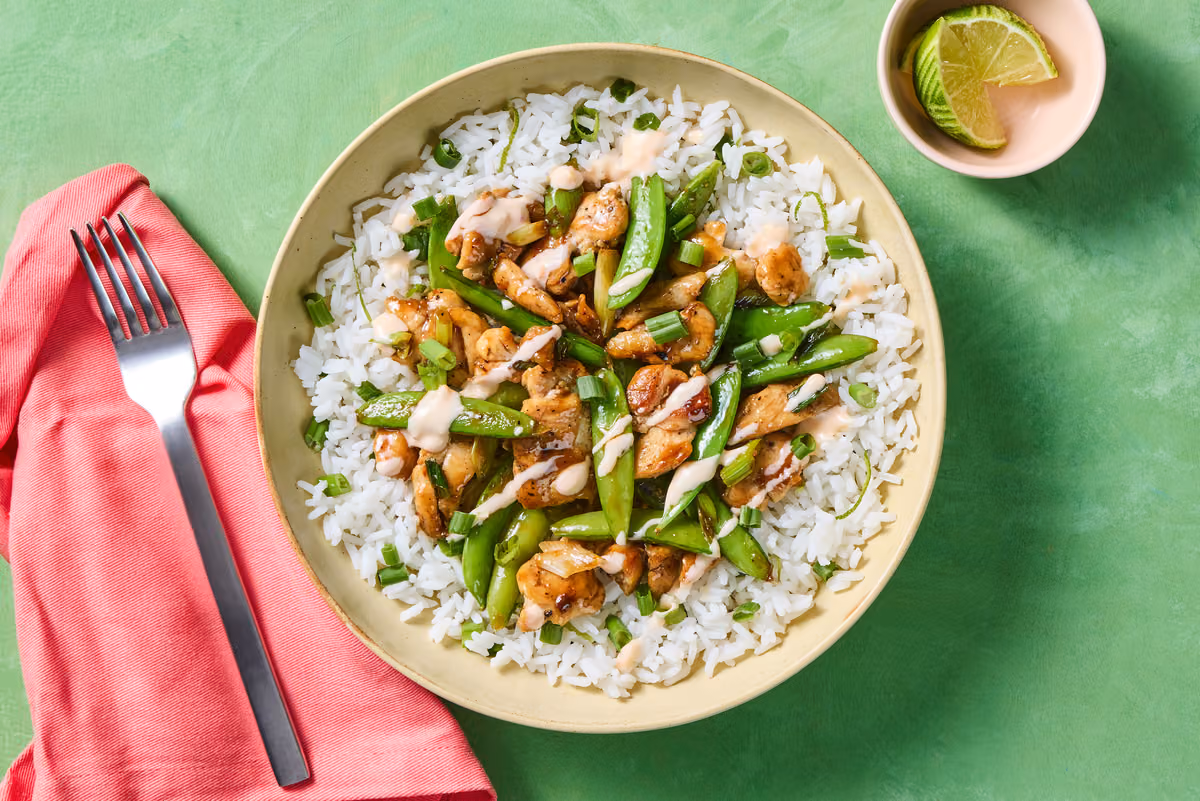 Chicken & Snap Pea Stir-Fry