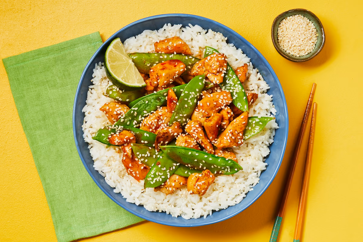 Chicken & Snow Pea Stir-Fry