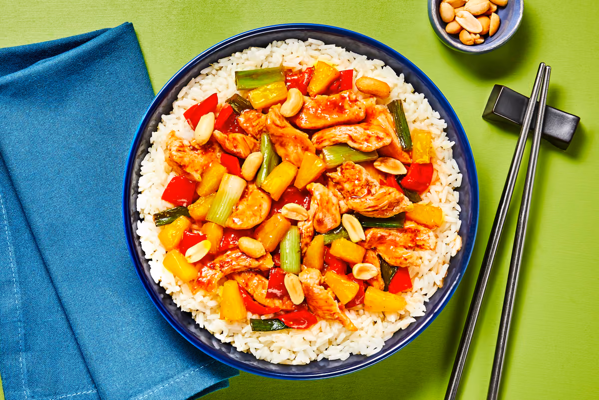 Szechuan Chicken & Pineapple Stir-Fry