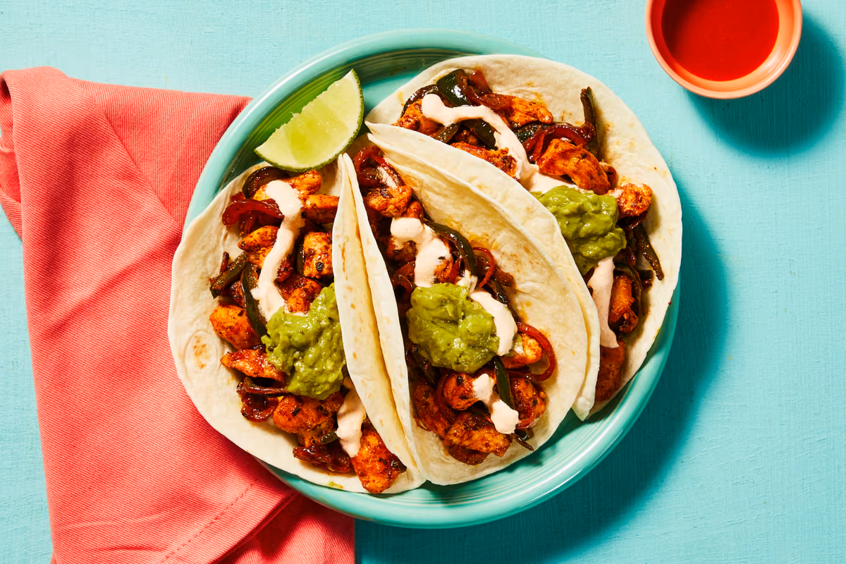 Fuego Chicken Fajita Tacos